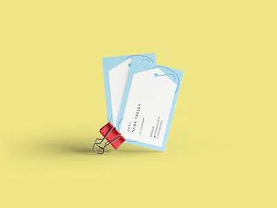 Business Card Sample2 branding business cards businesscard card design dribbble japan price tag sketch tag tokyo