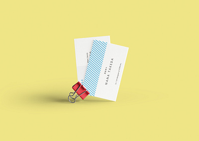 Business Card Sample branding business card businesscard card card design design dribbble japan logo sketch tokyo 名刺