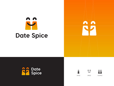 LOGO | DateSpice app branding concept design illustration logo