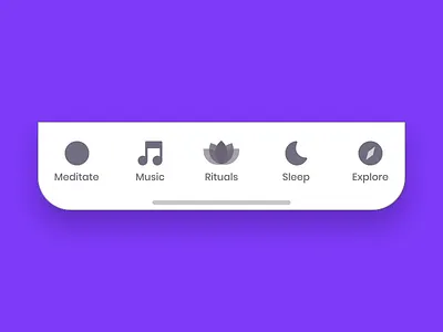 Animated Tab Bar animated animation app bottom bar clean ui illustration interaction interaction design manoj bhadana minimal navigation tabbar uidesign ux