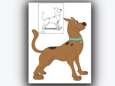 scooby doo adobe cartoon cartoon design cartoonnetwork design illustration scooby scooby doo vector