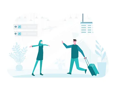 Airport Drama agent app branding design illustration landing design landing page landing page design logo travel typography web website