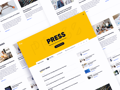 UI Challenge #051 - Press page daily ui challange news press page ui ux