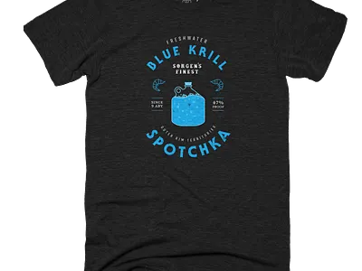 Drink Spotchka baby yoda design illustration krill mandalorian outer rim star wars the mandalorian tshirt