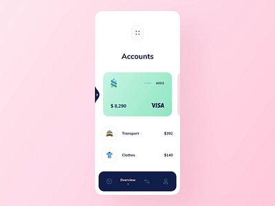 Money Transfer for Banking app animation app balance bank bank app bank card banking design system finance app fintech interface minimal mobile money payment send money simple slider ui ux ux design