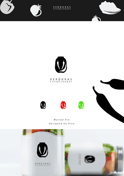 Verduras Escabechadas branding design logo