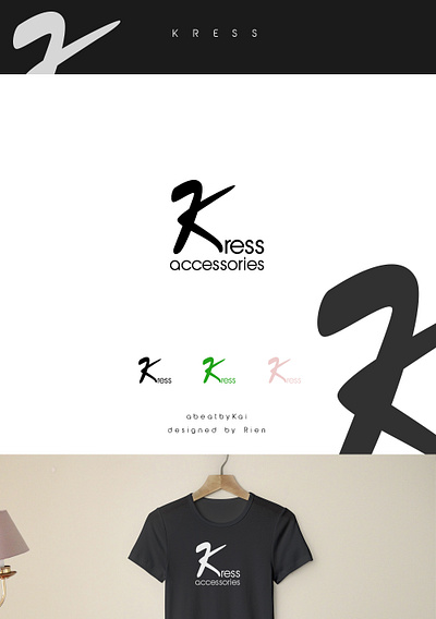 Kress branding design logo