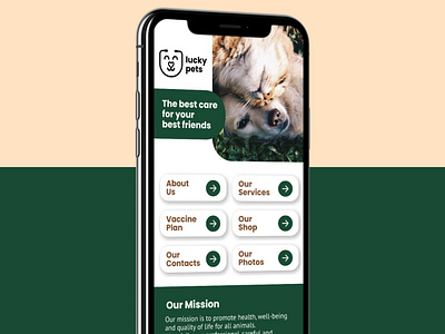 Online Vet Site animals app branding dailyui design ui uidesign uxui vet veterinary