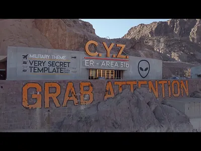 Template: Cinematic Military Base Animation 3d after effects alien aliens animation area 51 army base broadcasting cia creative military motion graphics nasa navy secret tv show tv shows usa veterans day