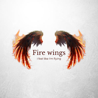 fire wings branding design desin gaming gaminglogo icon logo logo for brandant logo game minimal simple logo