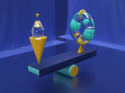 Balance 3d art balance design meditation