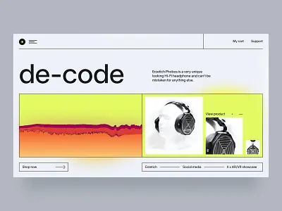 Erzetich Phobos homepage blur business david ofiare headphones landing page naija nigeria sound wave uidesign ux web design website