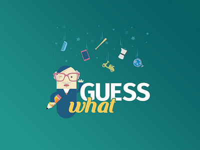 Guess What branding logo logotype mobile game mobile games