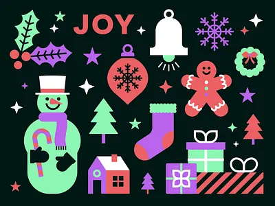 Xmas Time christmas design holiday illustration snowman winter xmas