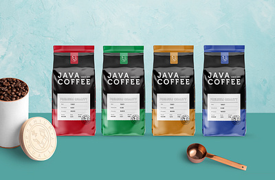 Java Coffee Packaging bag packaging coffee coffee bag coffee bean coffee packaging daily 100 challenge daily ui dailyui packaging pouch design