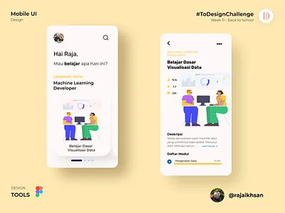 Back to School course design elearning mobile design mobileapp school