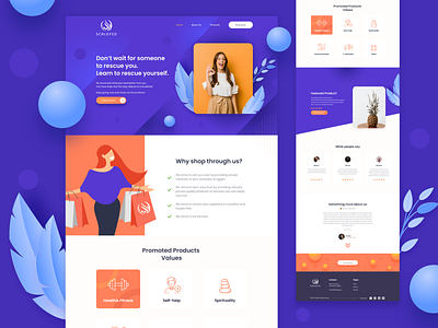 Scalefed Website Design branding ecommerce ecommerce shop homepage marketing online shop products shop shopping webdesign webdesigner website design