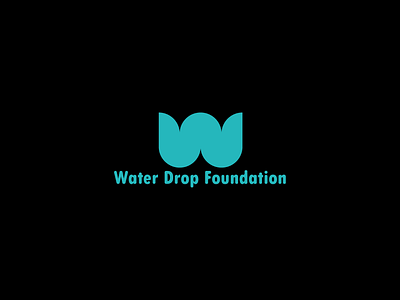 Water drop foundation logo circle logo design droplogo graphicdesign illustration logo logo design logodesign round logo simple simple logo smart water water drop water drop logo water drops watercolour waterdrop waterdrops