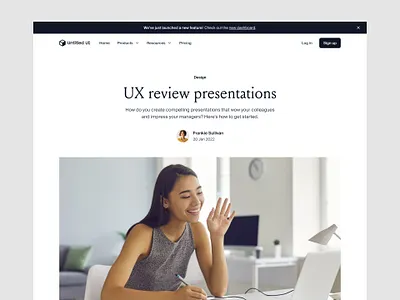 Minimal blog post — Untitled UI article blog blog post blogs figma header marketing site minimal minimalism rich text web design webflow