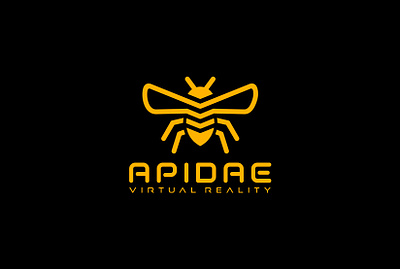APIDAE LOGO DESIGN apidae bee logo branding design flat design logo minimalist logo vector