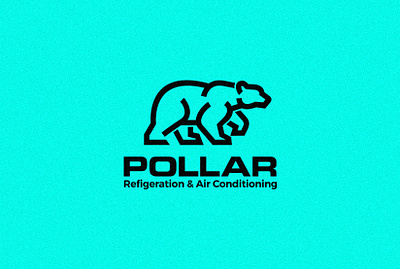 Pollar Logo Design bear logo branding design flat logo logo minimalist logo polar logo vector