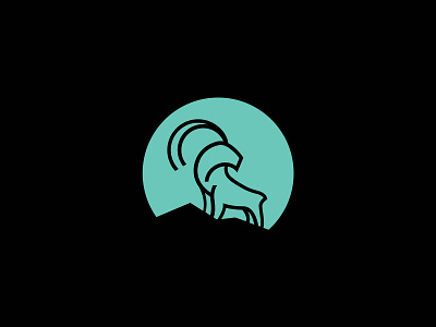 Ibex Mark branding flat icon logo