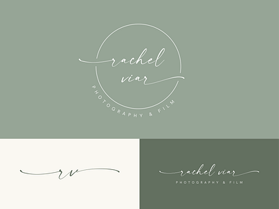 Rachel Viar | Photography & Film branding design logo minimal photography