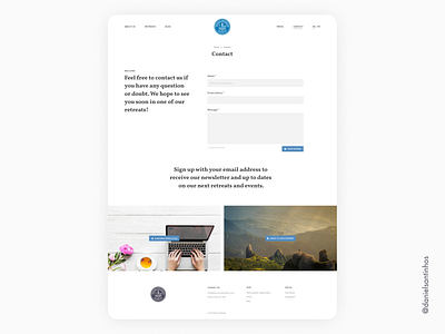 Âncora Retreats - contact us page alentejo anchor clean contact contact form contact page contact us contacts figma freelancer grid layout layout design minimalism minimalistic page design page layout retreat retreats âncora