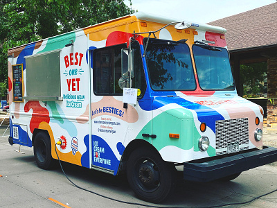 Ice Cream Truck Vibes city food food truck ice cream market outdoors summer truck vehicle vinyl wrap