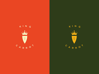 King Carrot carrot logo food logo fruits logo king logo logo logo design luxury logo minimalist logo modern logo