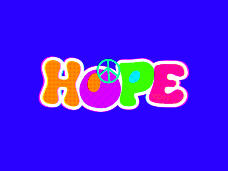 Hope GIF Sticker 90s animated logo animated type design gif giphy sticker identity illustration instagram stickers kinetic typography kpop lettering motion motion animation motion graphics typogaphy ui ux