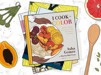 Fall Cookbooks cookbook cooking food grapefruit illustration kitchen papaya