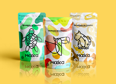 Coffee packaging and brand design for Mexica adobe brand brand design brand identity coffee coffee mockup coffee package coffee packaging diseño de identidad diseño gráfico identidad identidade visual illustrator mexico package package design packaging packaging design packaging mockup photoshop