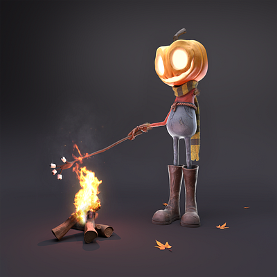 Pumpkinhead #01 3d 3d art 3d artist animation autodesk cartoon