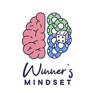 Logo and T-Shirt designs for Winner's Mindset brand brand design brand identity branding creative design hand typography humor illustration illustrator imagination quirky typography vector