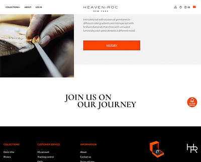Heaven-Roc.com art direction branding design shopify ui ux webdesign webdevelopment