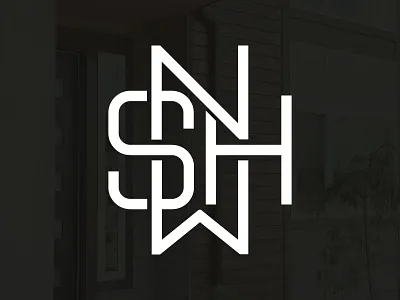 NWSH Monogram branding monogram monogram logo vector