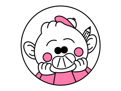 new profile pic! character fun illustration new profile round smile