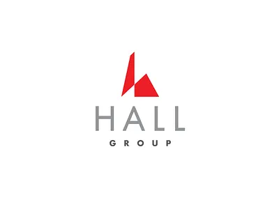 Hall Group logo brand design brand identity identity identity branding logo