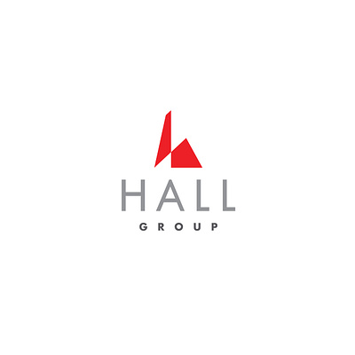 Hall Group logo brand design brand identity identity identity branding logo