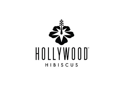 Hollywood Hibiscus logo brand design brand identity flower identity identity branding landscape logo nursery