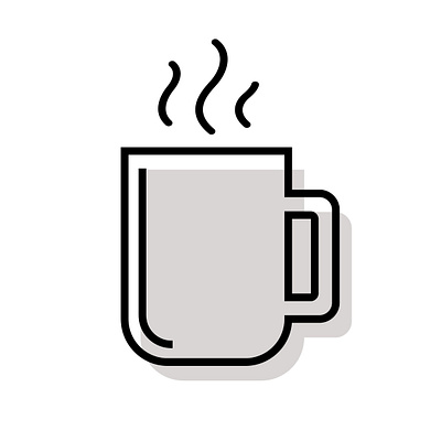 Coffee Icon design digital illustration flat design graphic design icon illustration illustrator logo minimal vector