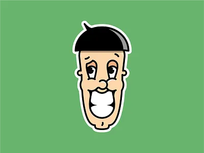 My inner goofball design face illustration mascot vector