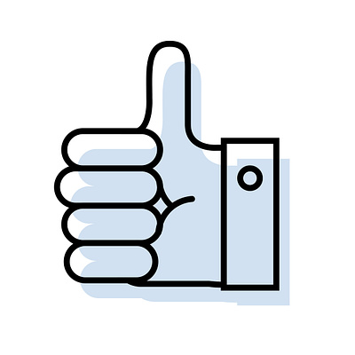 Thumbs Up Icon design digital illustration flat design graphic design icon illustration illustrator logo minimal vector