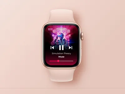 UI Challenge - Day 9 | Music Player accesibility interaction mobile ui uiux user center design user interface ux watch