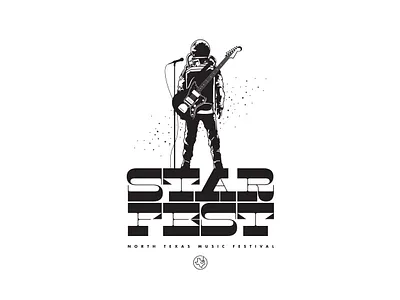 Starfest music festival logo brand design brand identity festival futuristic identity identity branding logo music music art retro