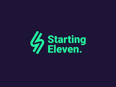 Starting Eleven Logo Concept elegant logodaily logodesigner minimalist profesional projects simple
