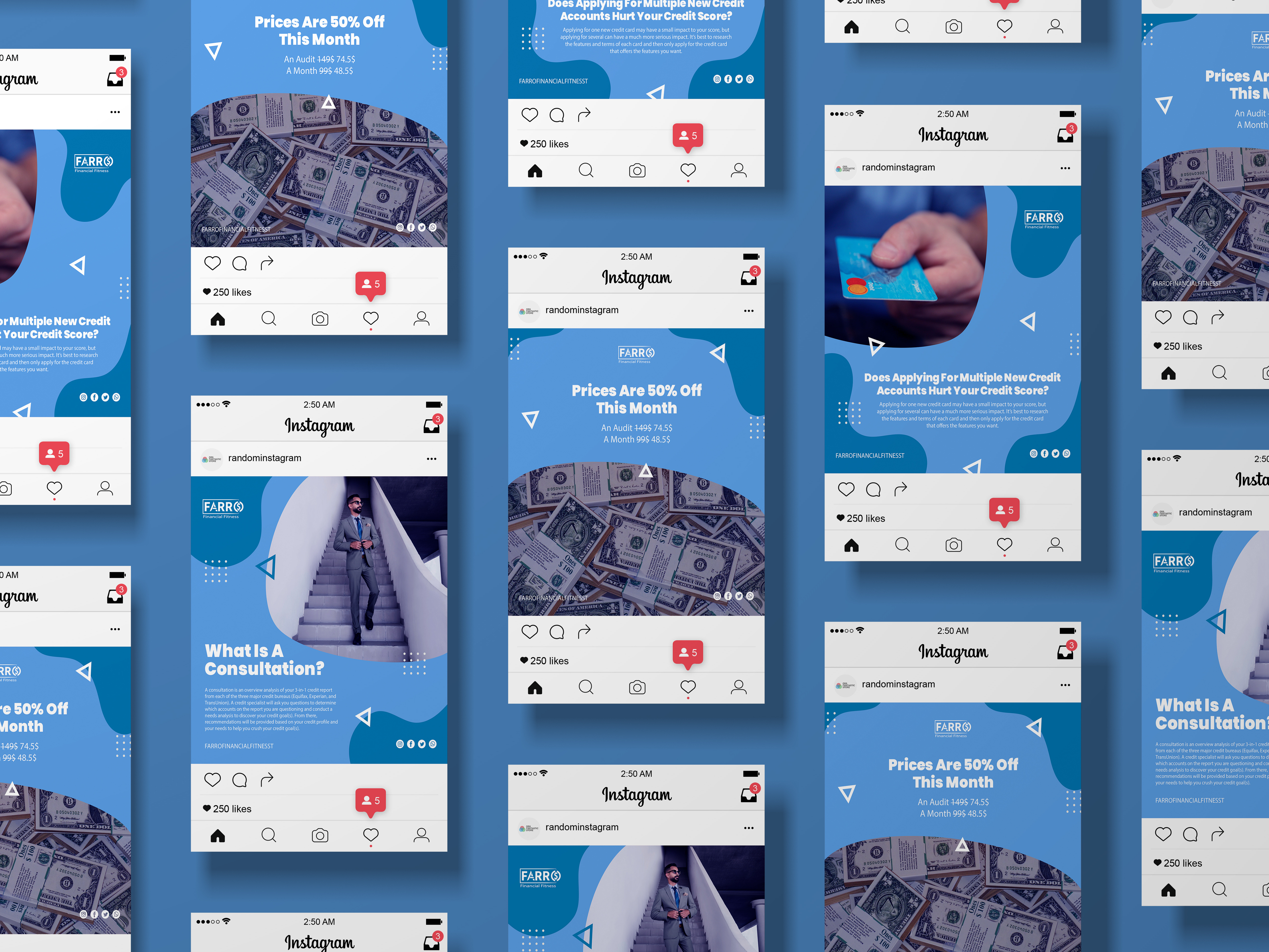 Example of Design Social Media Posts, Meta Ads