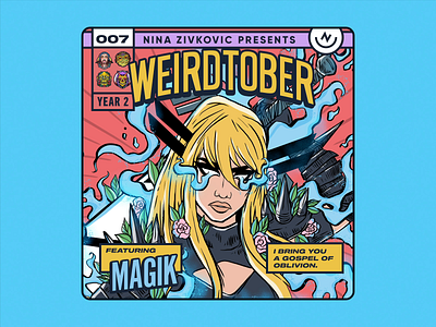 Weirdtober 007/031: Illyana Rasputina aka Magik… aka Darkchilde animation avengers cmu comic book comic book art comic book cover daily sketch flowers graphic design illustration leaves magik marvel new mutants procreate sketch weirdtober x men xmen