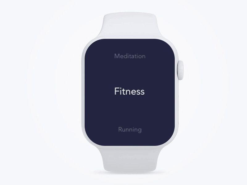 Fitness Smart Watch App adobe xd adobe xd interaction app design auto animate fitness gradient interaction interaction design smartwatch ui ux